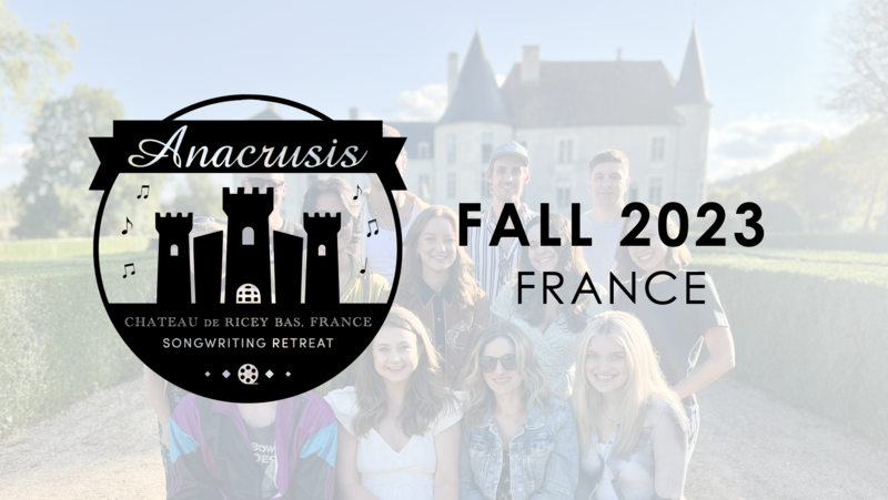 Anacrusis Sync Camp in France Fall 2023